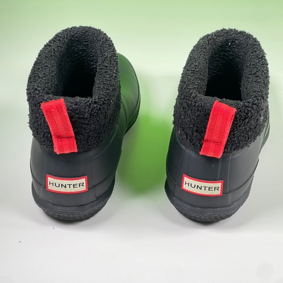 HUNTER MEN'S INSULATED ROLL TOP VEGAN SHEARLING BOOTS - Picture 5 of 7